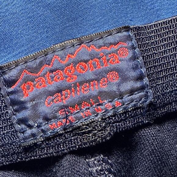 Patagonia capilene base layer navy long jonns mens small outdoor hiking hunting - Picture 3 of 6